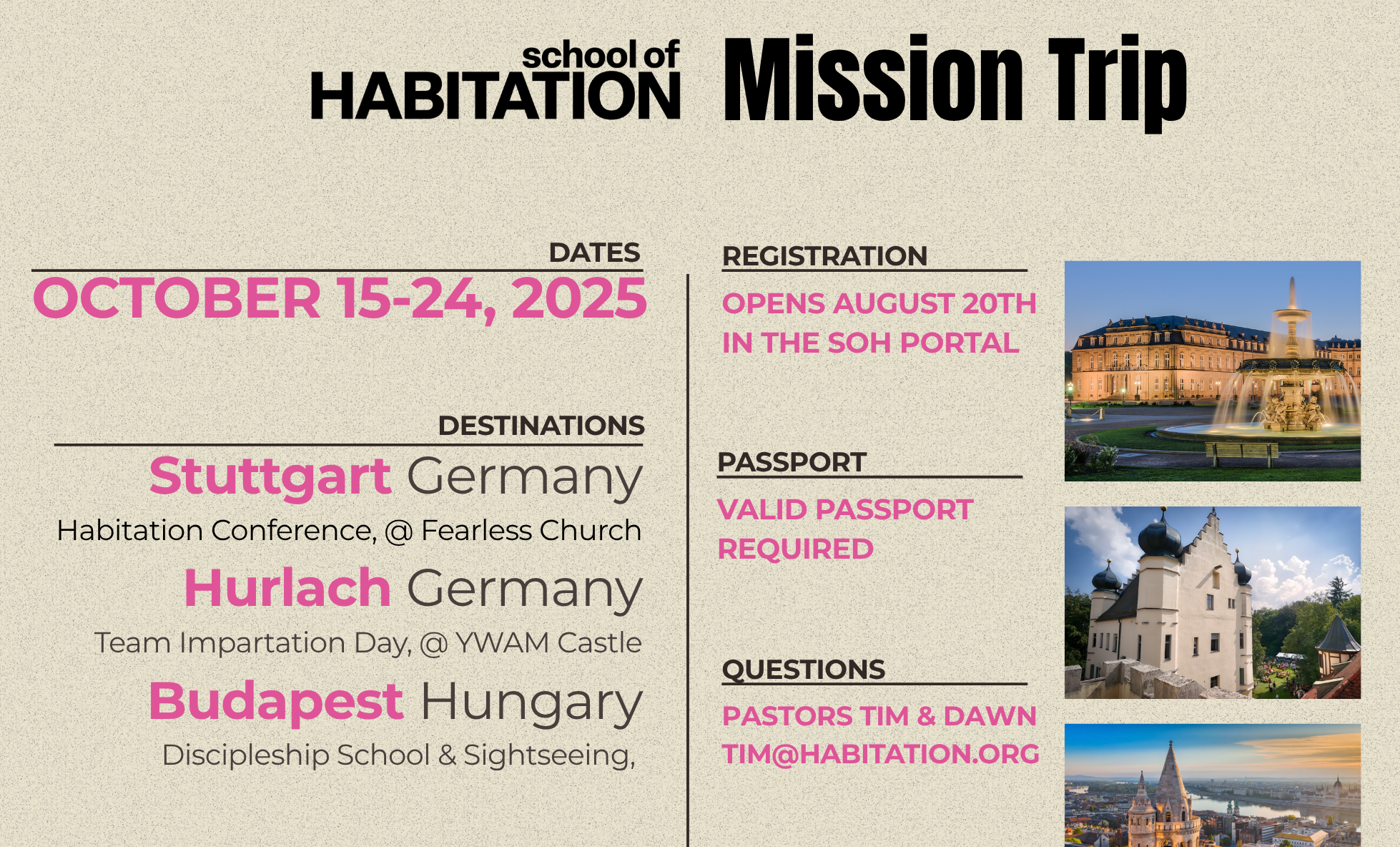 Revive Europe - Preparing the Way Conference :: New Year 2025 in Krakow Poland